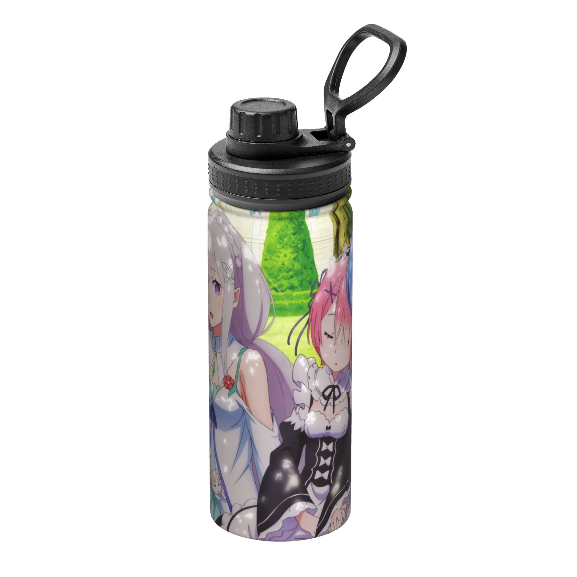 Sports Water Bottle Insulated - Anime R-Re Zero 18OZ Sports Insulated