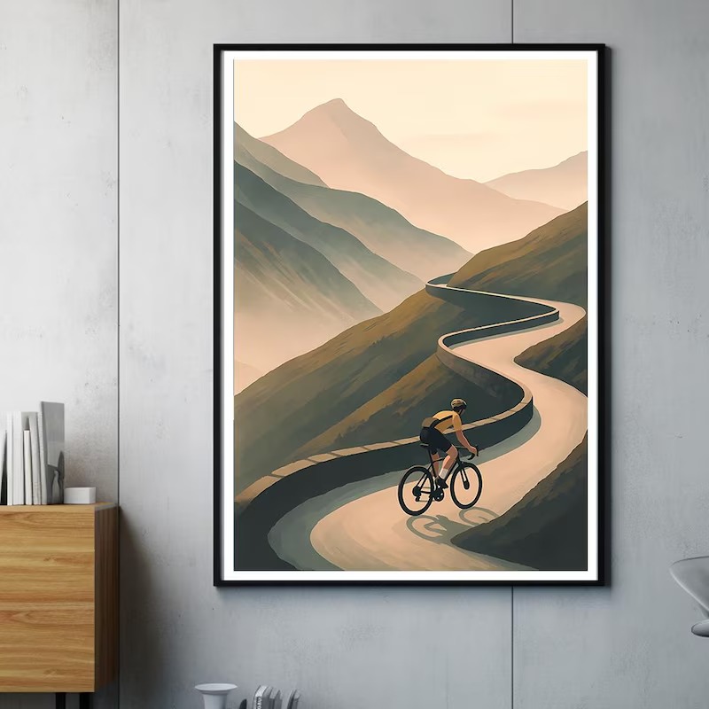 Minimalist Outdoor Adventure C - Sports Equipment Poster 评论和价格