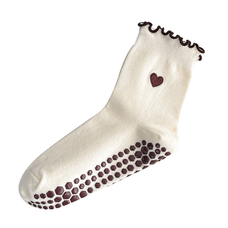 Yoga Socks Women Cotton Heart  - Yoga Mat 评论和价格