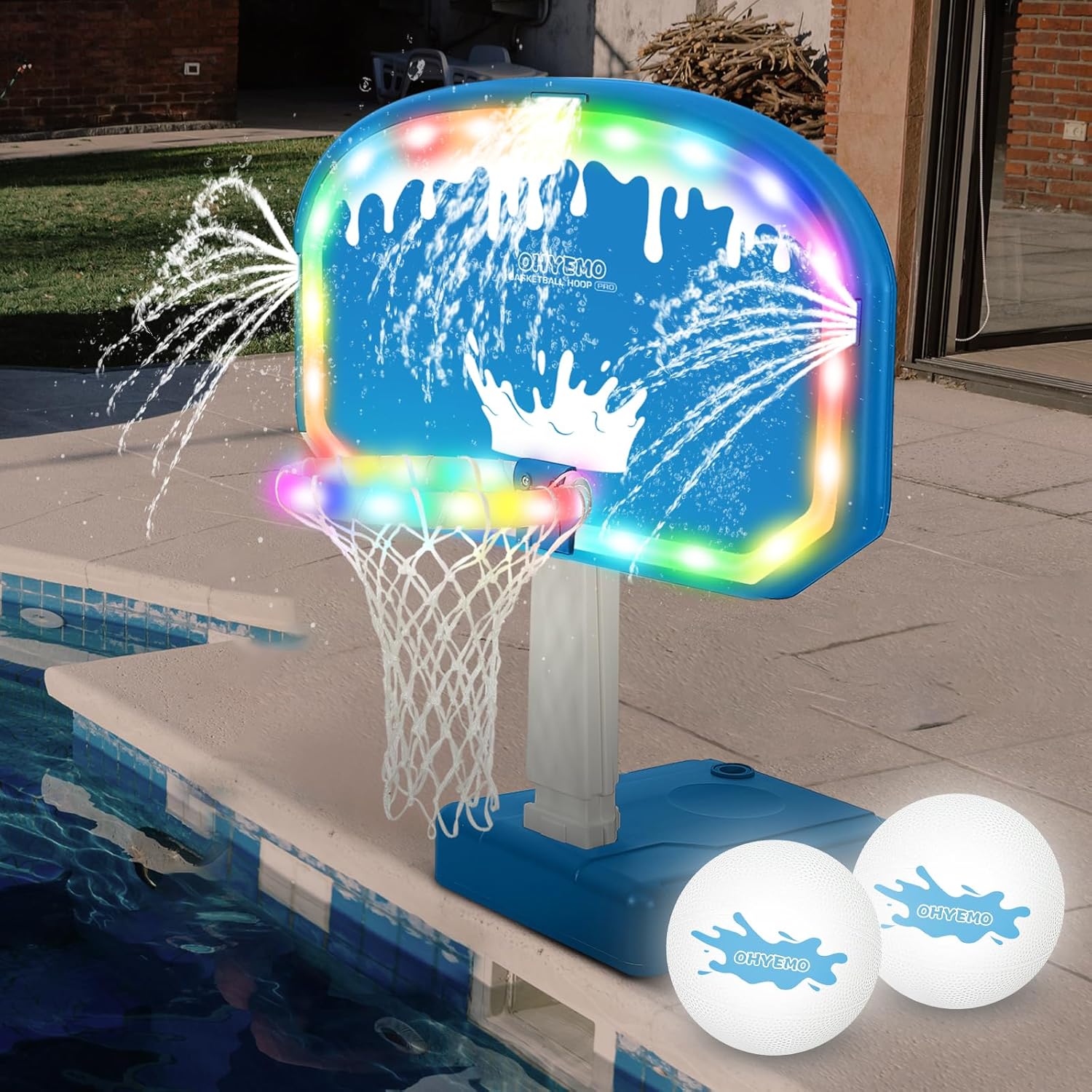 Oversized LED Pool Basketball  - Basketball Hoop 评论和价格