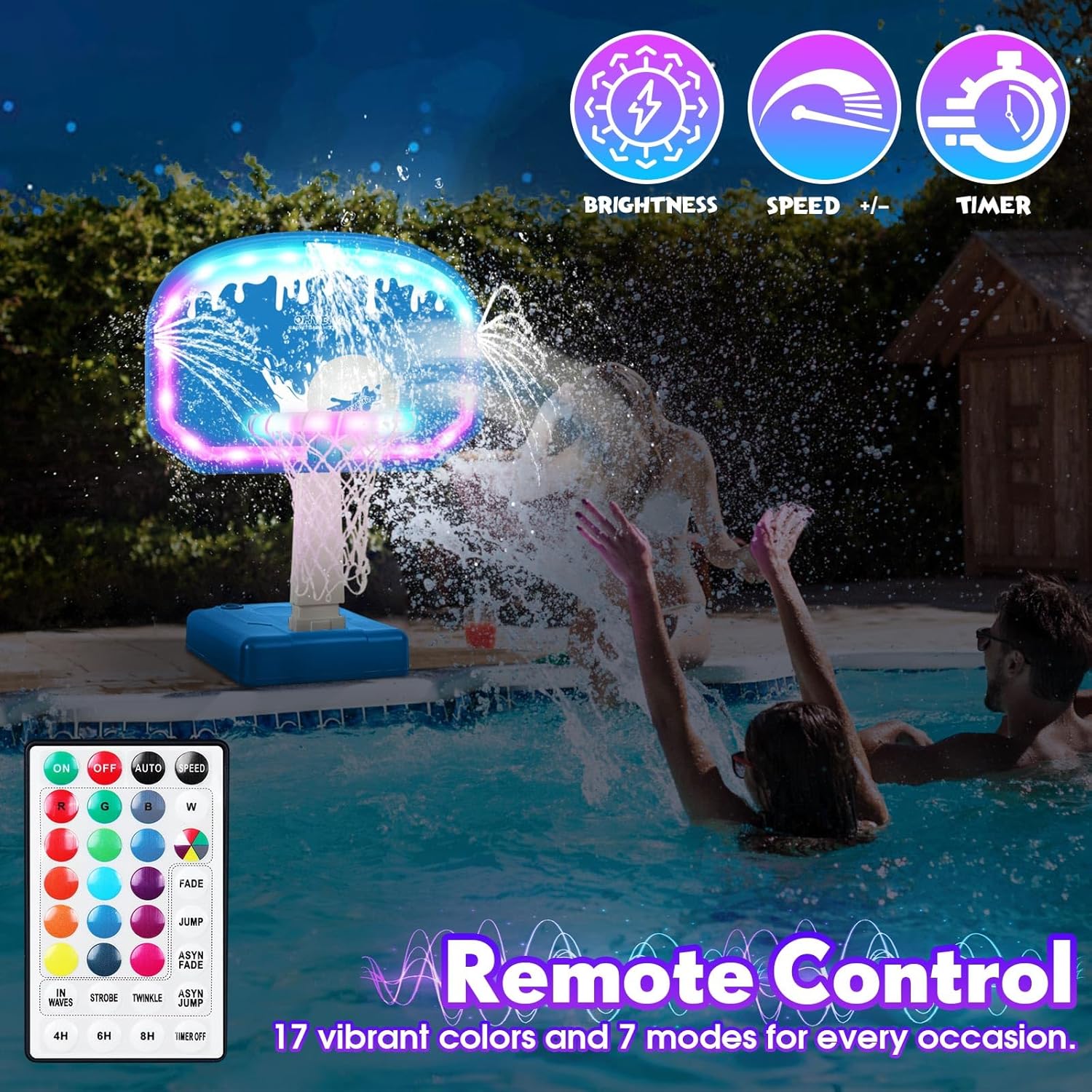 Oversized LED Pool Basketball  - Basketball Hoop 评论和价格