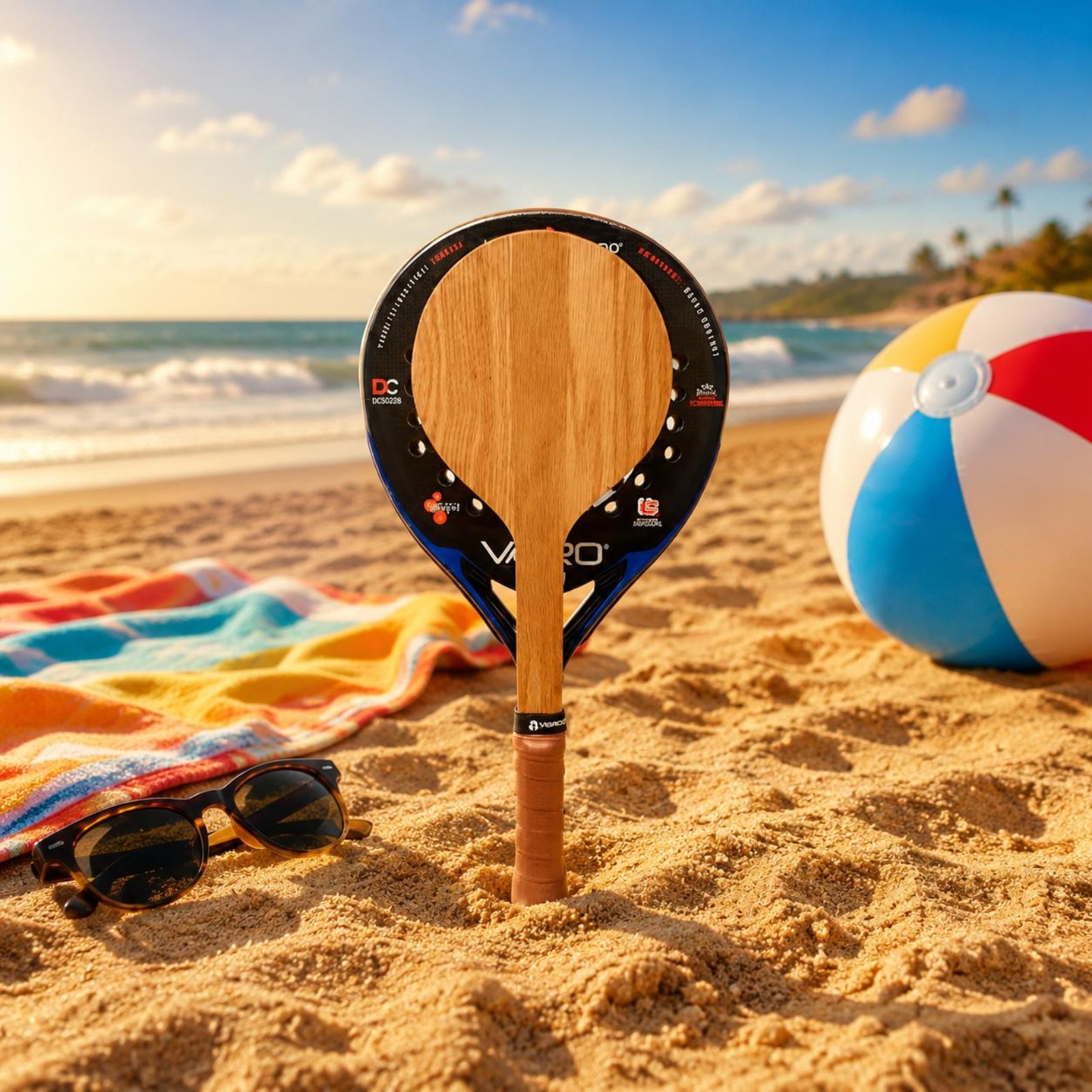 Wood Beach Tennis Racket Beach - Tennis Racket 评论和价格