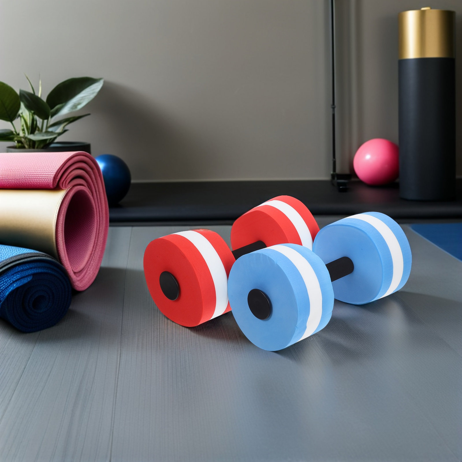 2Pcs Aquatic Dumbbells Eva Flo - Dumbbell Set 评论和价格
