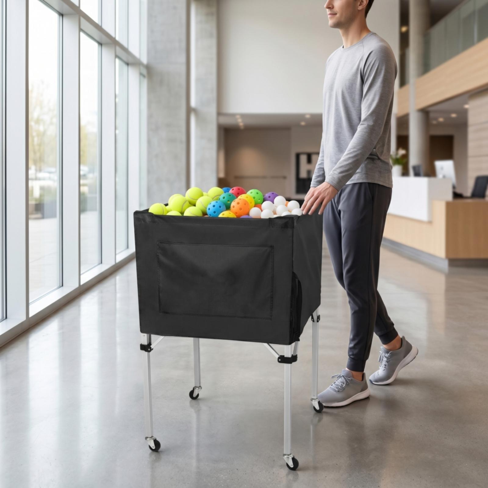 Ball Storage Cart Foldable Fol - Gym Ball 评论和价格