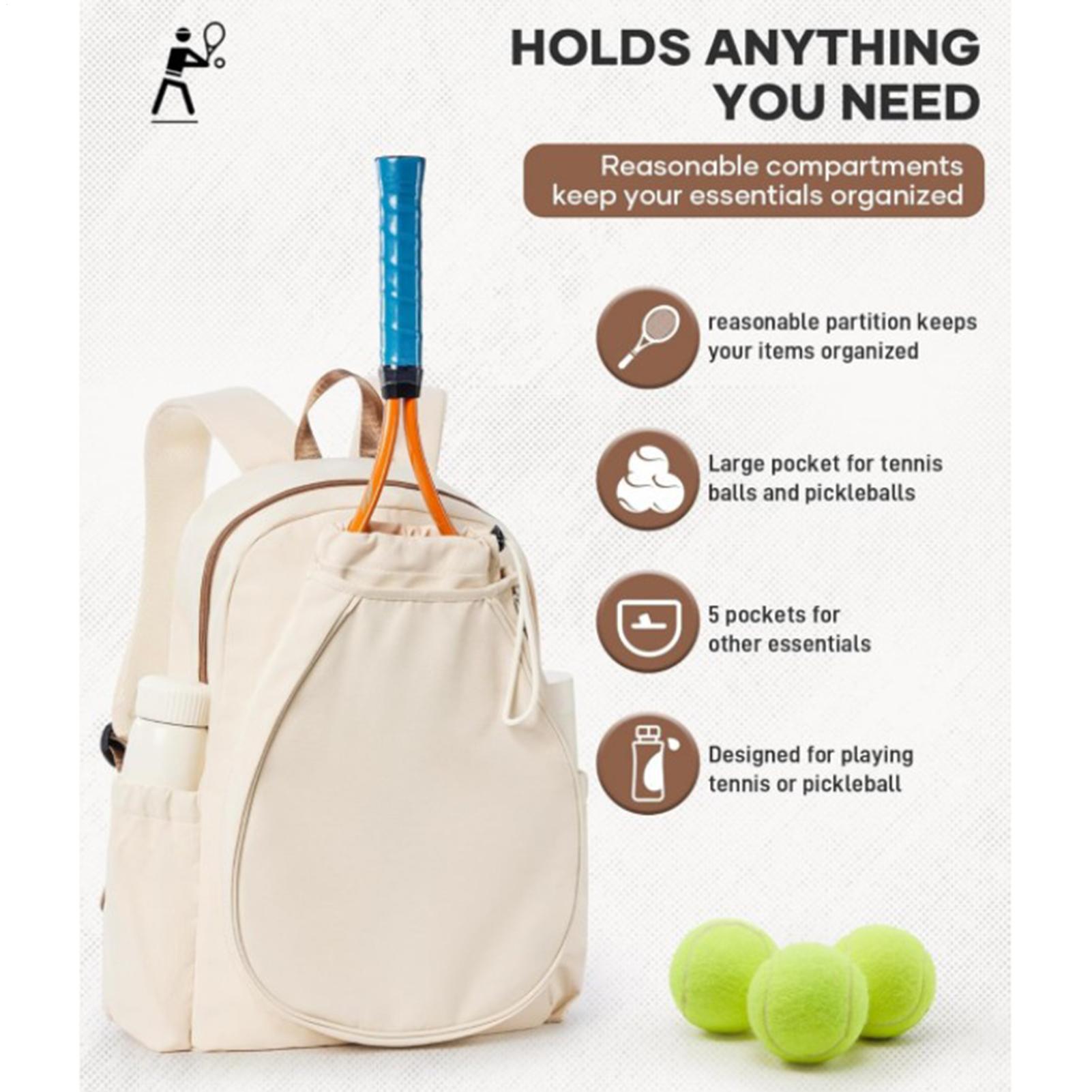 Pickleball Bags For Men Holds  - Tennis Racket 评论和价格