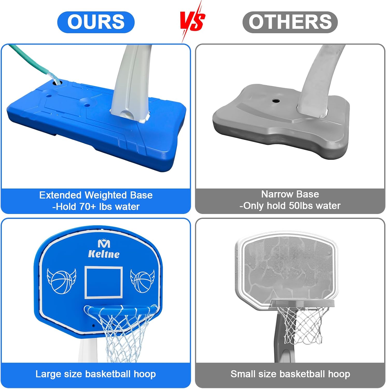 Large Swimming Pool Basketball - Basketball Hoop 评论和价格
