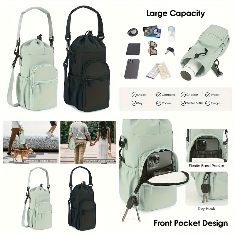 Portable Water Bottle Bag with - Sports Water Bottle Insulated 评论和价格