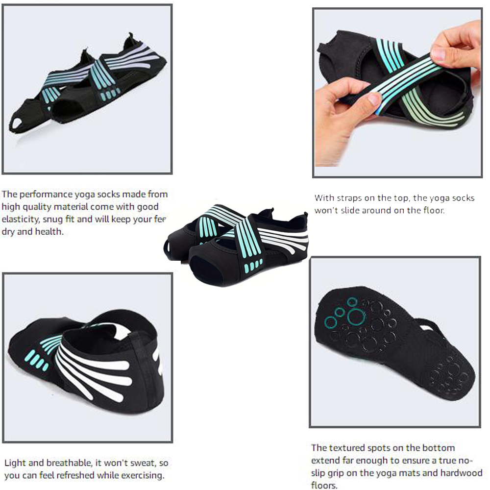 1Pair Women Non-Slip Toeless G - Yoga Mat 评论和价格