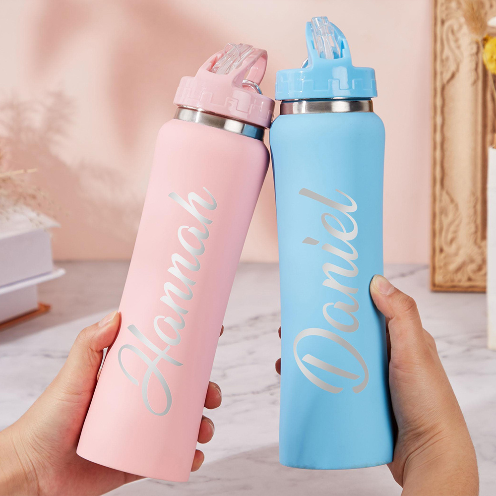 Personalized Name Stainless St - Sports Water Bottle Insulated 评论和价格