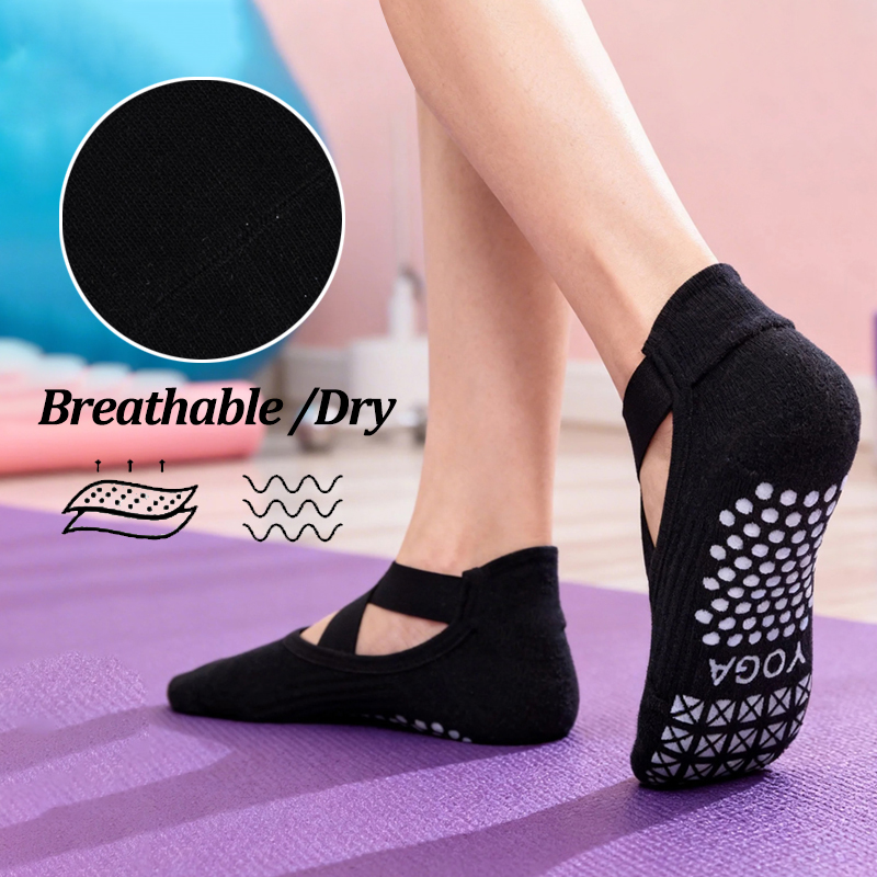 Women Non-Slip Yoga Socks Sili - Yoga Mat 评论和价格
