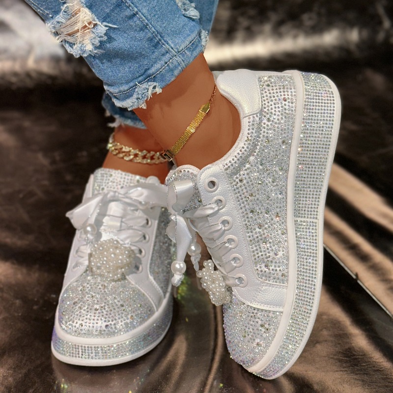 Women's Platform Shoes Shine C - Skateboard 评论和价格