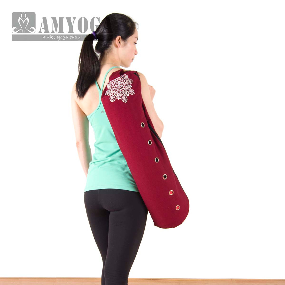Canvas Yoga Mat Bag Single Sho - Yoga Mat 评论和价格