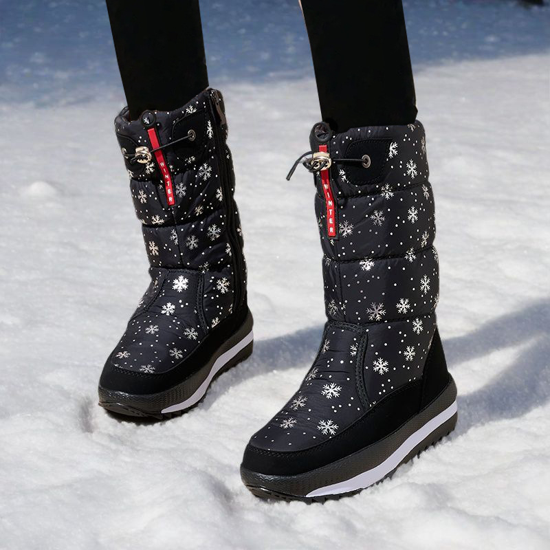 Women Winter Snow Boots Thick  - Resistance Band 评论和价格