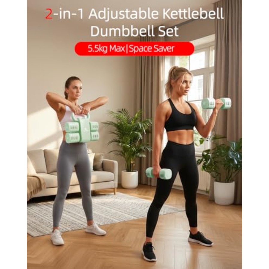 Home gym dumbbell set: 4-in-1  - Dumbbell Set 评论和价格