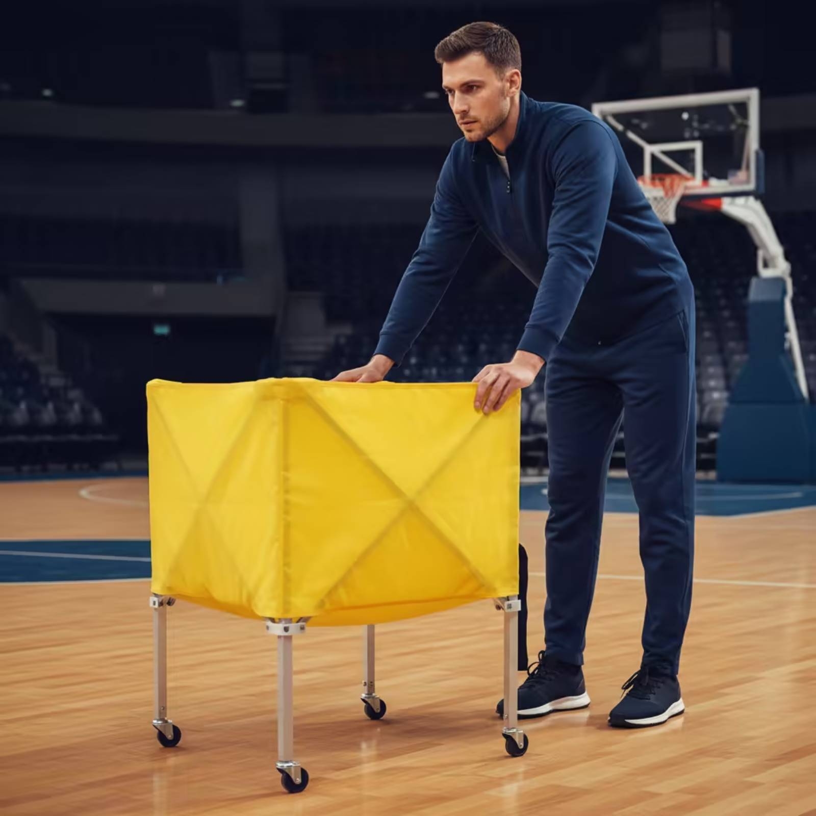 Collapsible Ball Cart Lightwei - Gym Ball 评论和价格