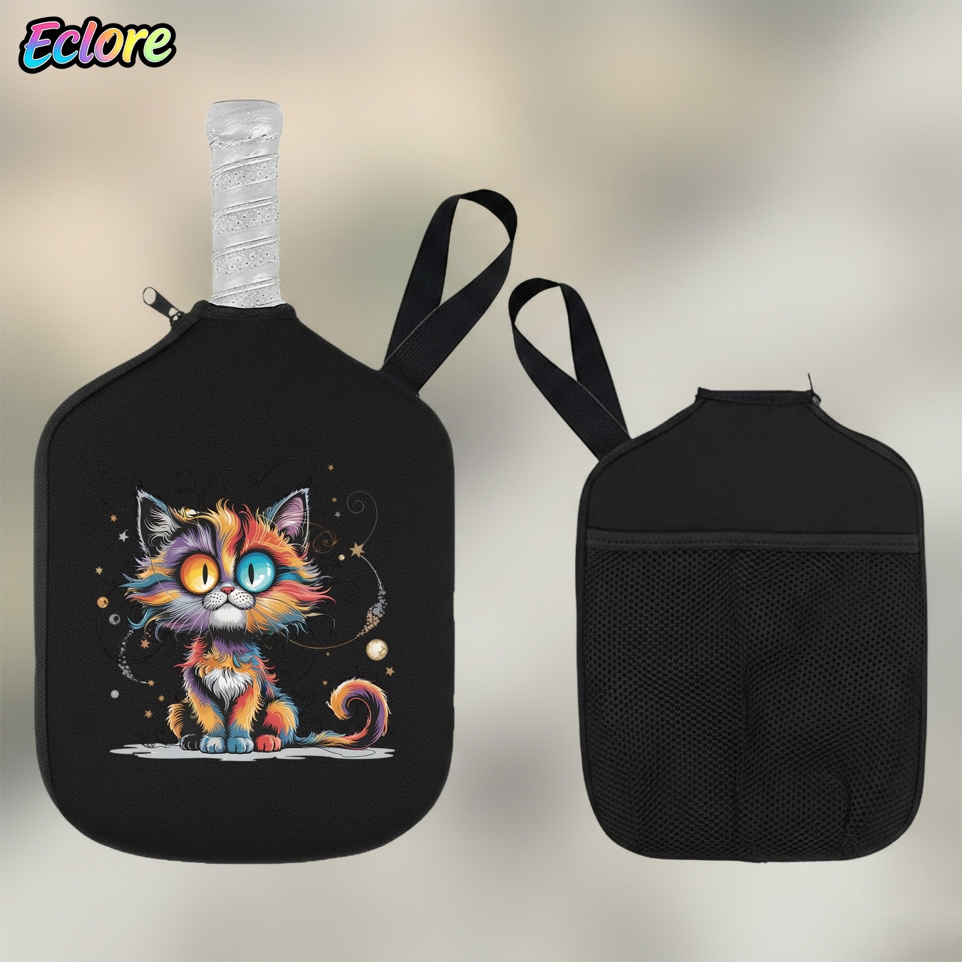 Galaxy Star Cat Pickleball Pad - Tennis Racket 评论和价格