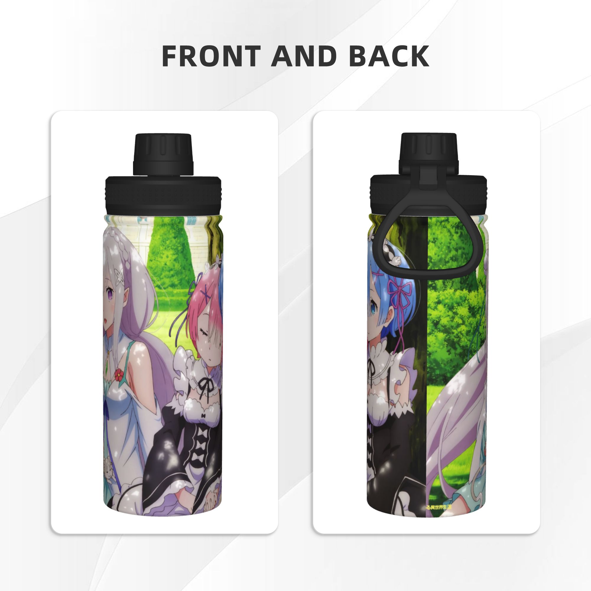 Anime R-Re Zero 18OZ Sports In - Sports Water Bottle Insulated 评论和价格