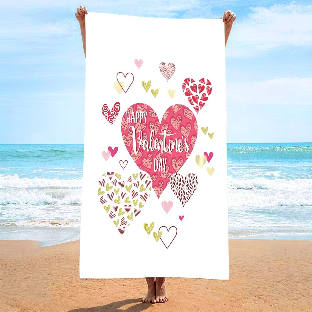 Heart Symbol Bath Towel 27x55i - Yoga Mat 评论和价格