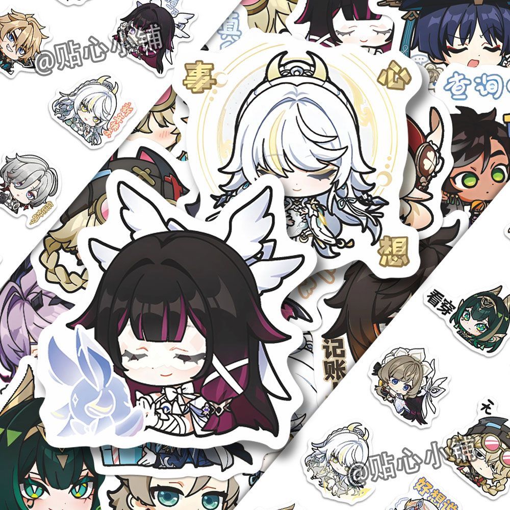 64PCS Genshin Impact Moon Maid - Skateboard 评论和价格
